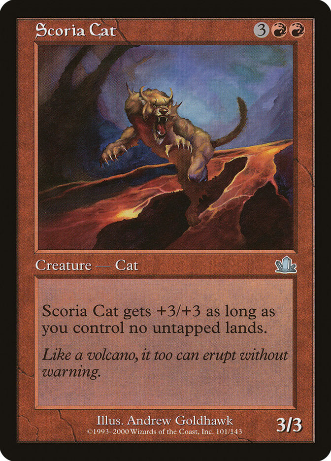 Scoria Cat [Prophecy] | Grognard Games