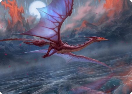 Manaform Hellkite Art Card [Innistrad: Crimson Vow Art Series] | Grognard Games