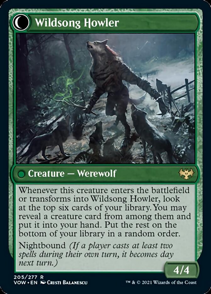 Howlpack Piper // Wildsong Howler [Innistrad: Crimson Vow] | Grognard Games