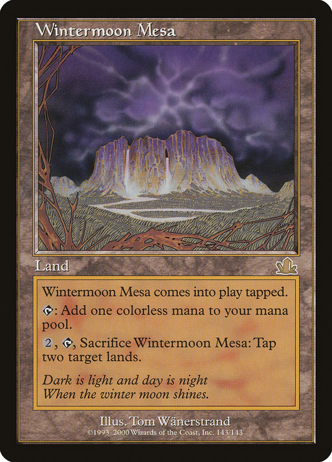 Wintermoon Mesa [Prophecy] | Grognard Games