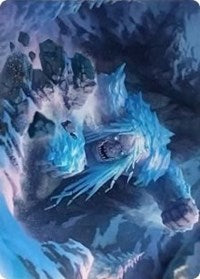 Icehide Troll Art Card [Kaldheim: Art Series] | Grognard Games