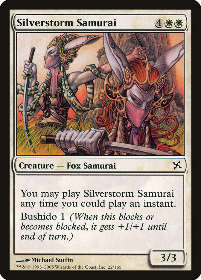 Silverstorm Samurai [Betrayers of Kamigawa] | Grognard Games