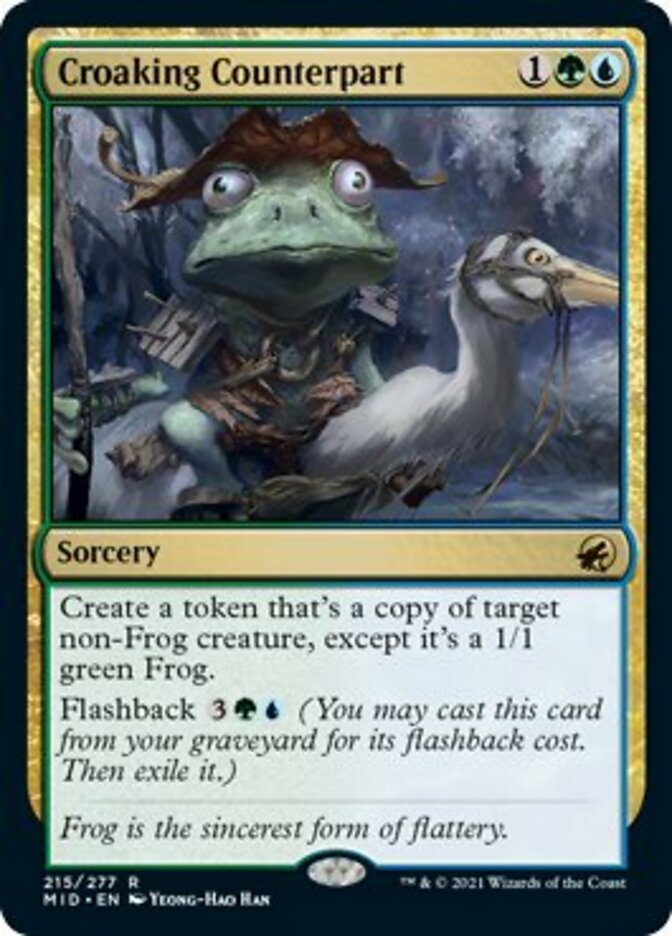 Croaking Counterpart [Innistrad: Midnight Hunt] | Grognard Games