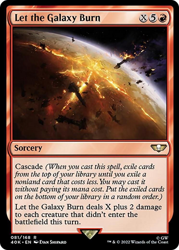 Let the Galaxy Burn (Surge Foil) [Universes Beyond: Warhammer 40,000] | Grognard Games