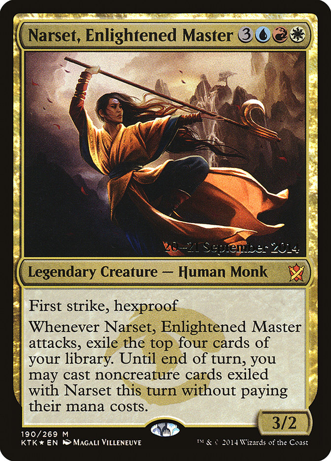 Narset, Enlightened Master  [Khans of Tarkir Prerelease Promos] | Grognard Games