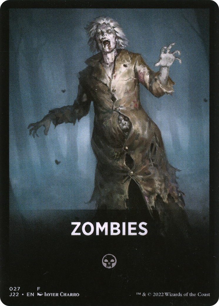 Zombies Theme Card [Jumpstart 2022 Front Cards] | Grognard Games