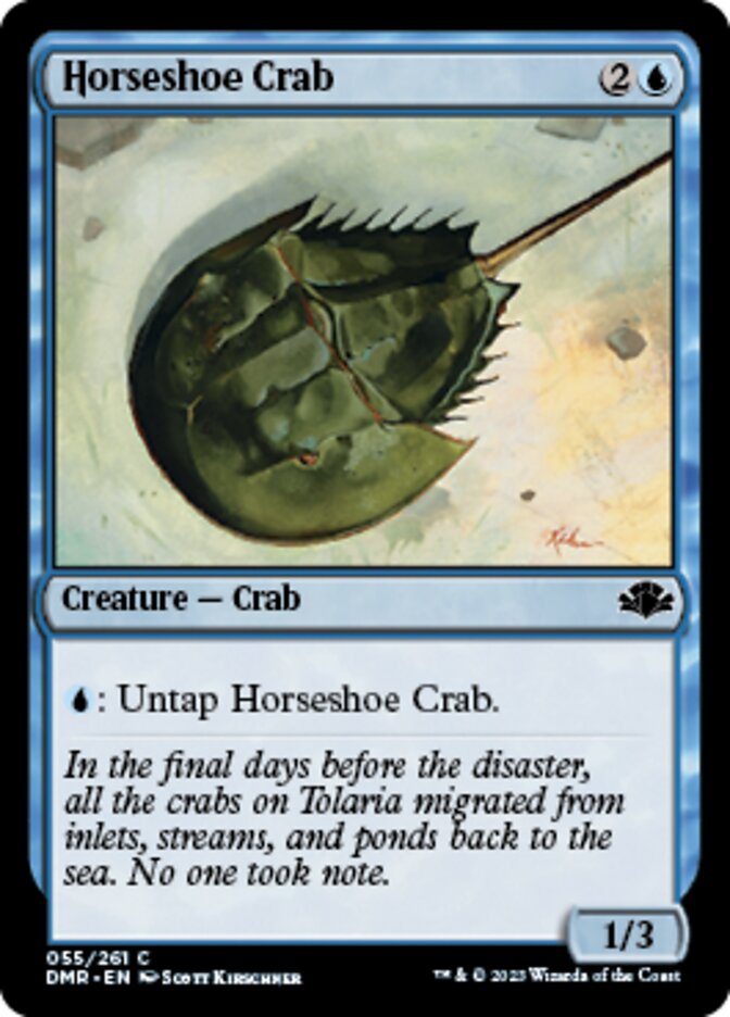 Horseshoe Crab [Dominaria Remastered] | Grognard Games