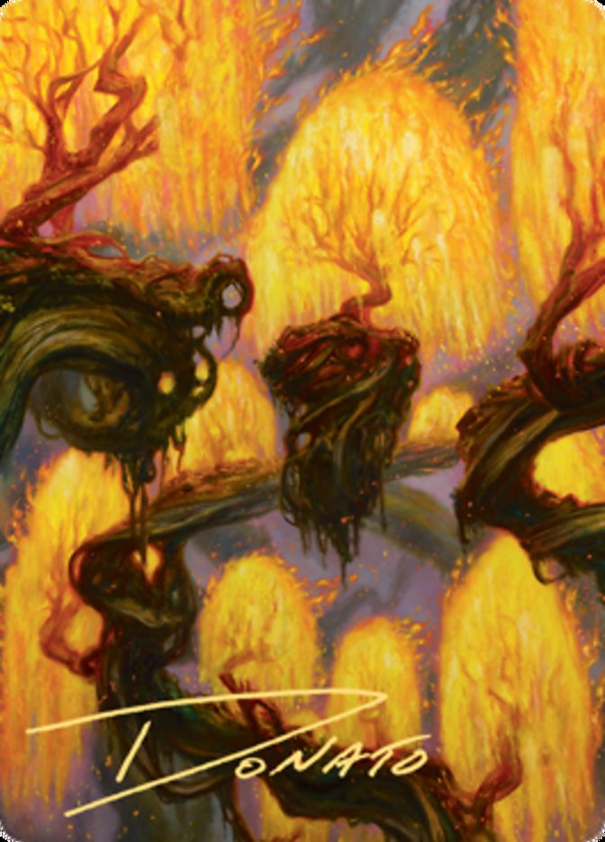 Grove of the Burnwillows Art Card (Gold-Stamped Signature) [Zendikar Rising Art Series] | Grognard Games