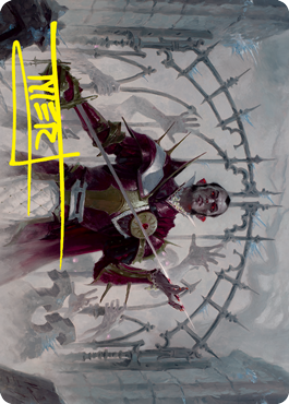 Cemetery Gatekeeper Art Card (Gold-Stamped Signature) [Innistrad: Crimson Vow Art Series] | Grognard Games