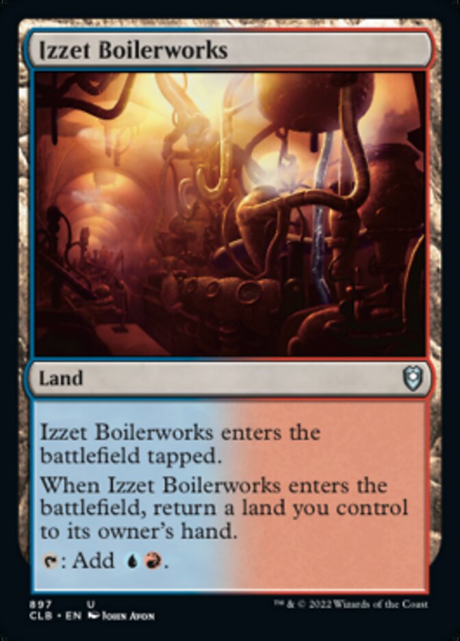 Izzet Boilerworks [Commander Legends: Battle for Baldur's Gate] | Grognard Games