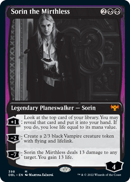 Sorin the Mirthless [Innistrad: Double Feature] | Grognard Games