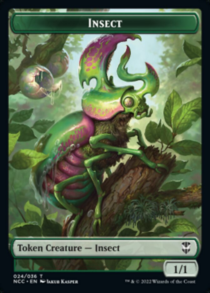 Ogre // Insect Double-sided Token [Streets of New Capenna Commander Tokens] | Grognard Games