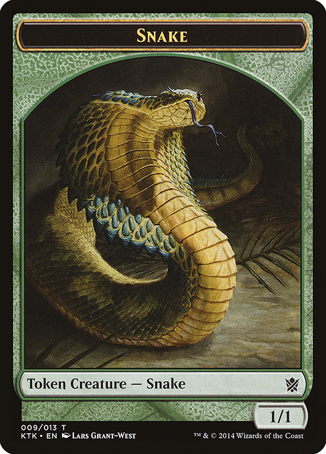Snake [Khans of Tarkir Tokens] | Grognard Games