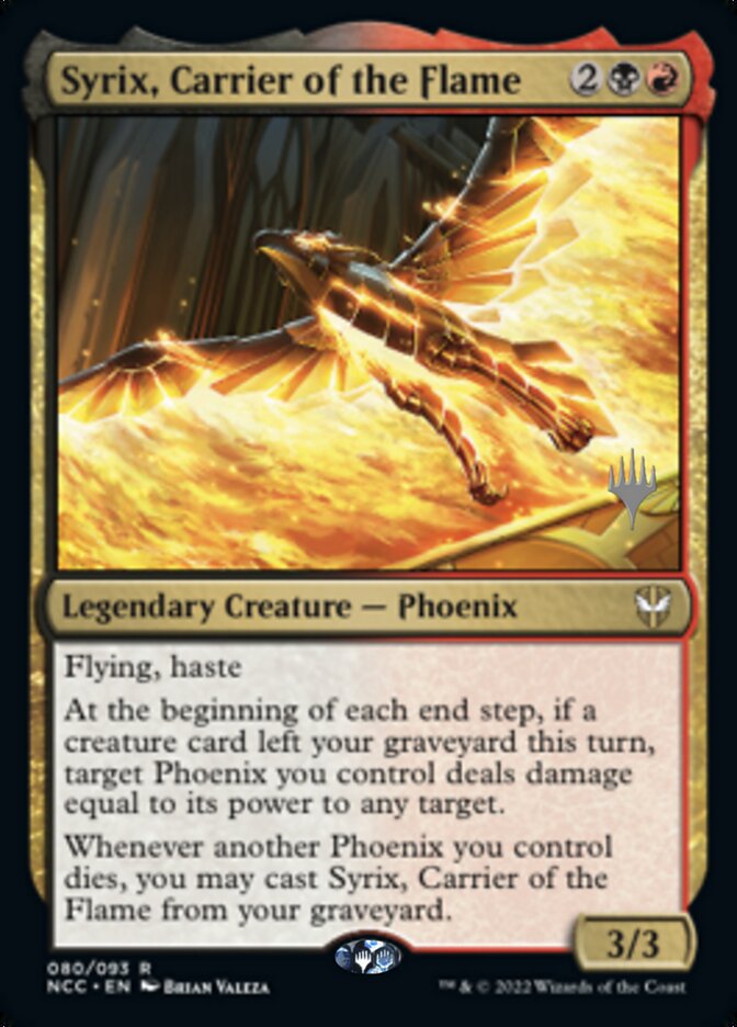 Syrix, Carrier of the Flame (Promo Pack) [Streets of New Capenna Commander Promos] | Grognard Games
