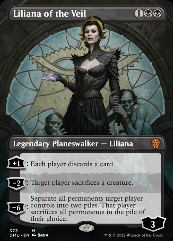 Liliana of the Veil (Borderless) [Dominaria United] | Grognard Games