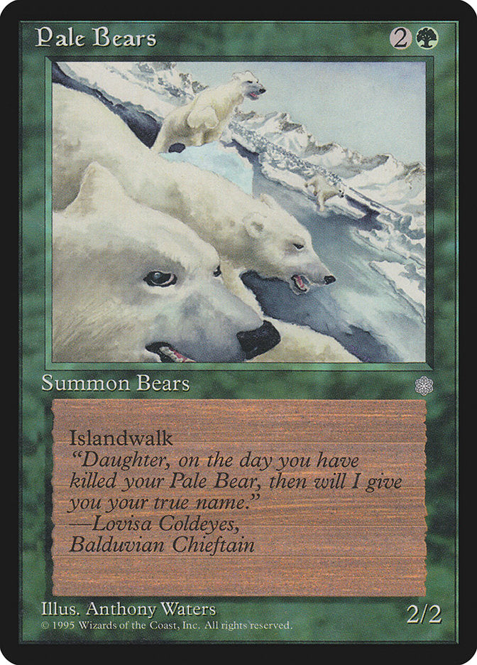 Pale Bears [Ice Age] | Grognard Games