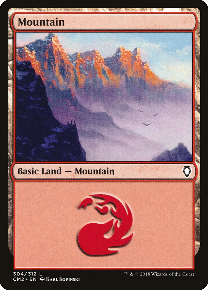 Mountain (304) [Commander Anthology Volume II] | Grognard Games