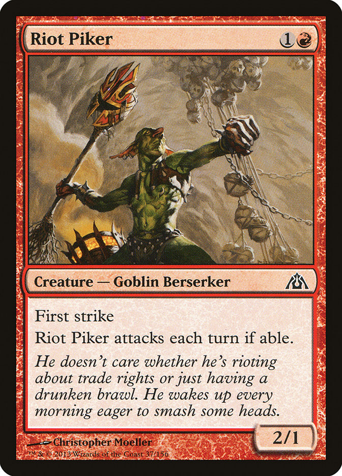 Riot Piker [Dragon's Maze] | Grognard Games