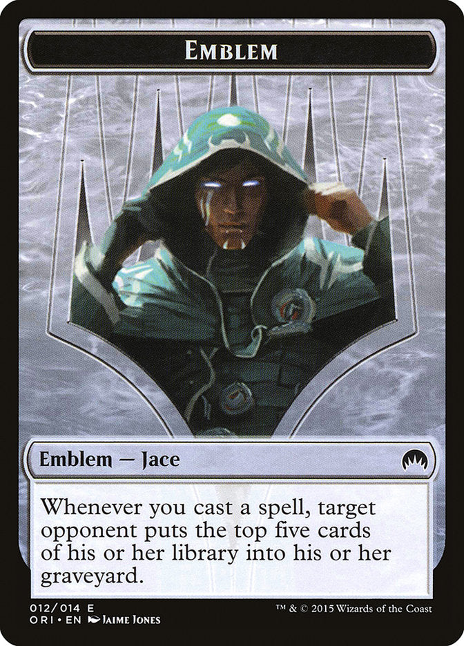 Jace, Telepath Unbound Emblem [Magic Origins Tokens] | Grognard Games