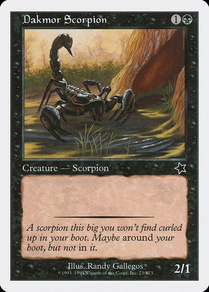 Dakmor Scorpion [Starter 1999] | Grognard Games