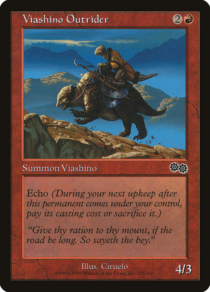 Viashino Outrider [Urza's Saga] | Grognard Games