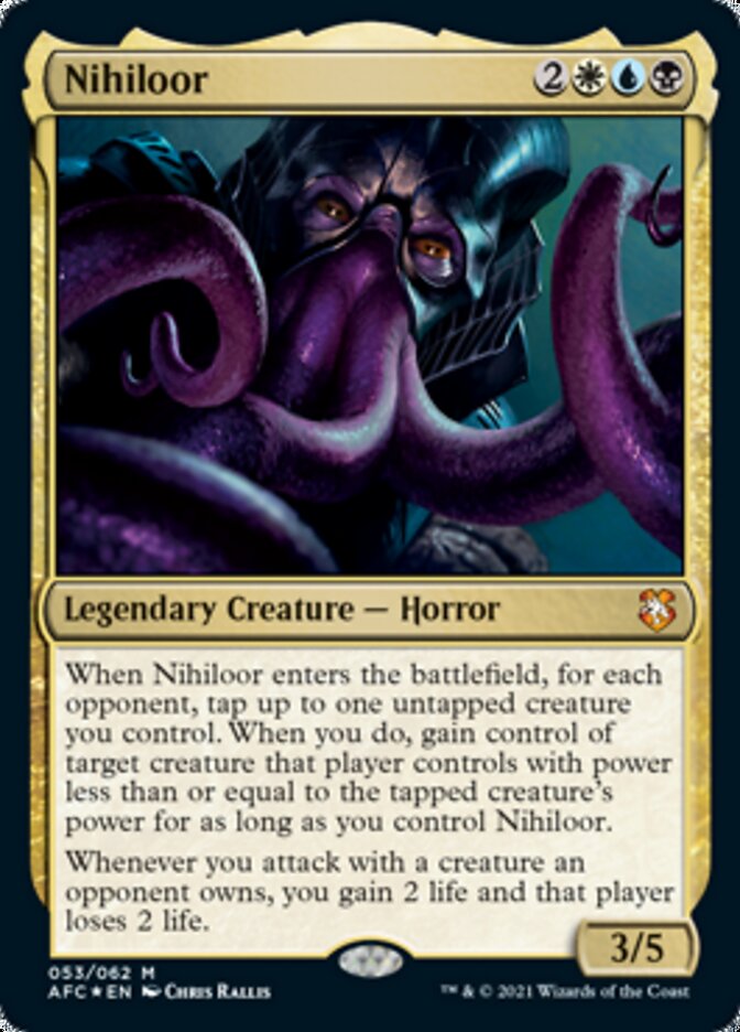 Nihiloor [Dungeons & Dragons: Adventures in the Forgotten Realms Commander] | Grognard Games