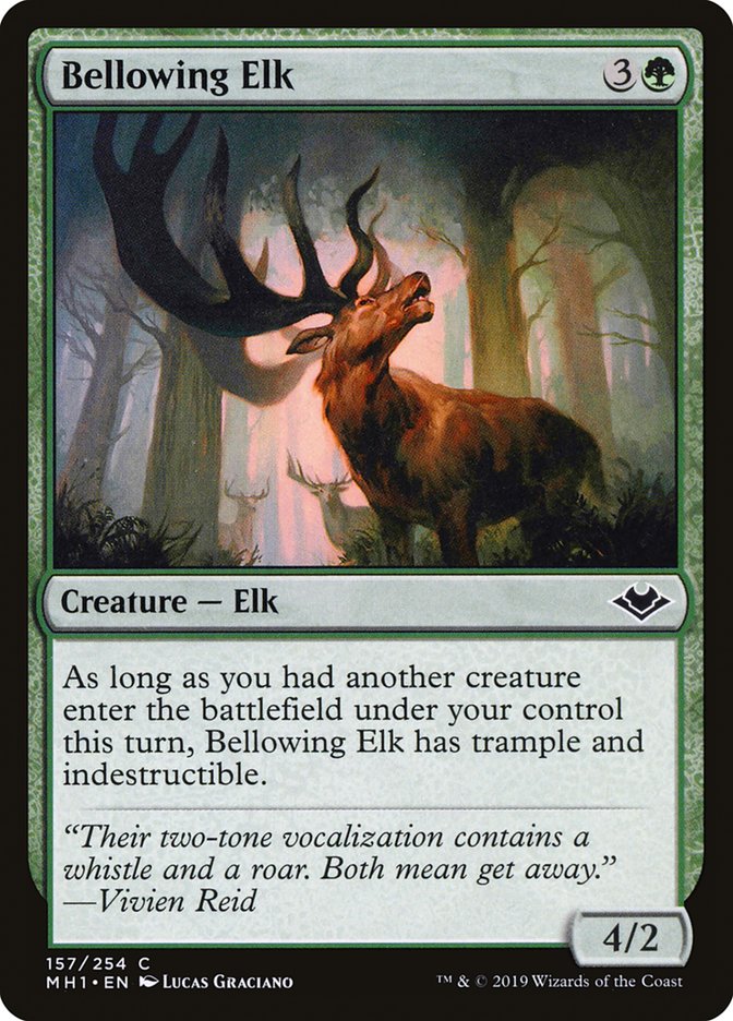 Bellowing Elk [Modern Horizons] | Grognard Games