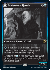 Malevolent Hermit // Benevolent Geist [Innistrad: Double Feature] | Grognard Games