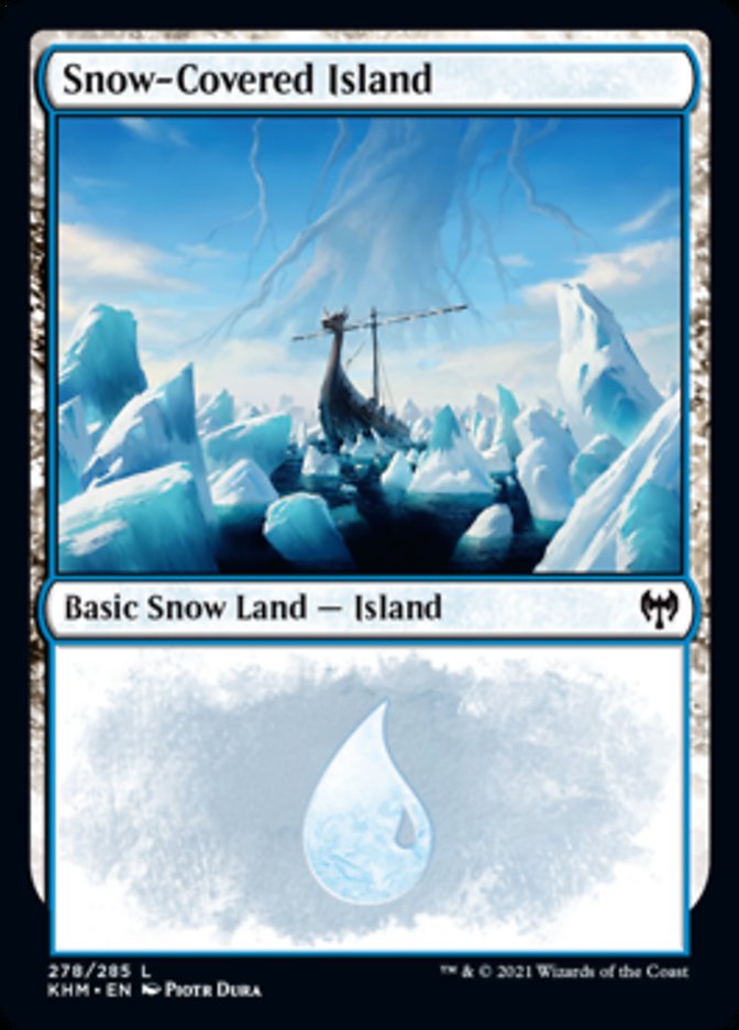 Snow-Covered Island (278) [Kaldheim] | Grognard Games