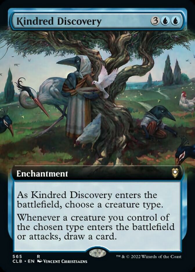 Kindred Discovery (Extended Art) [Commander Legends: Battle for Baldur's Gate] | Grognard Games