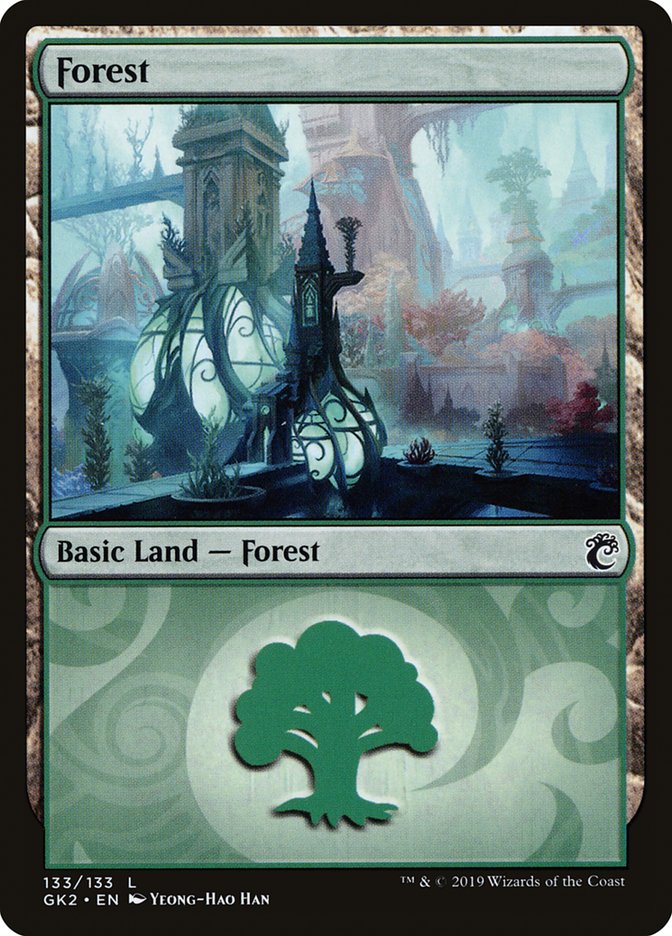 Forest (133) [Ravnica Allegiance Guild Kit] | Grognard Games