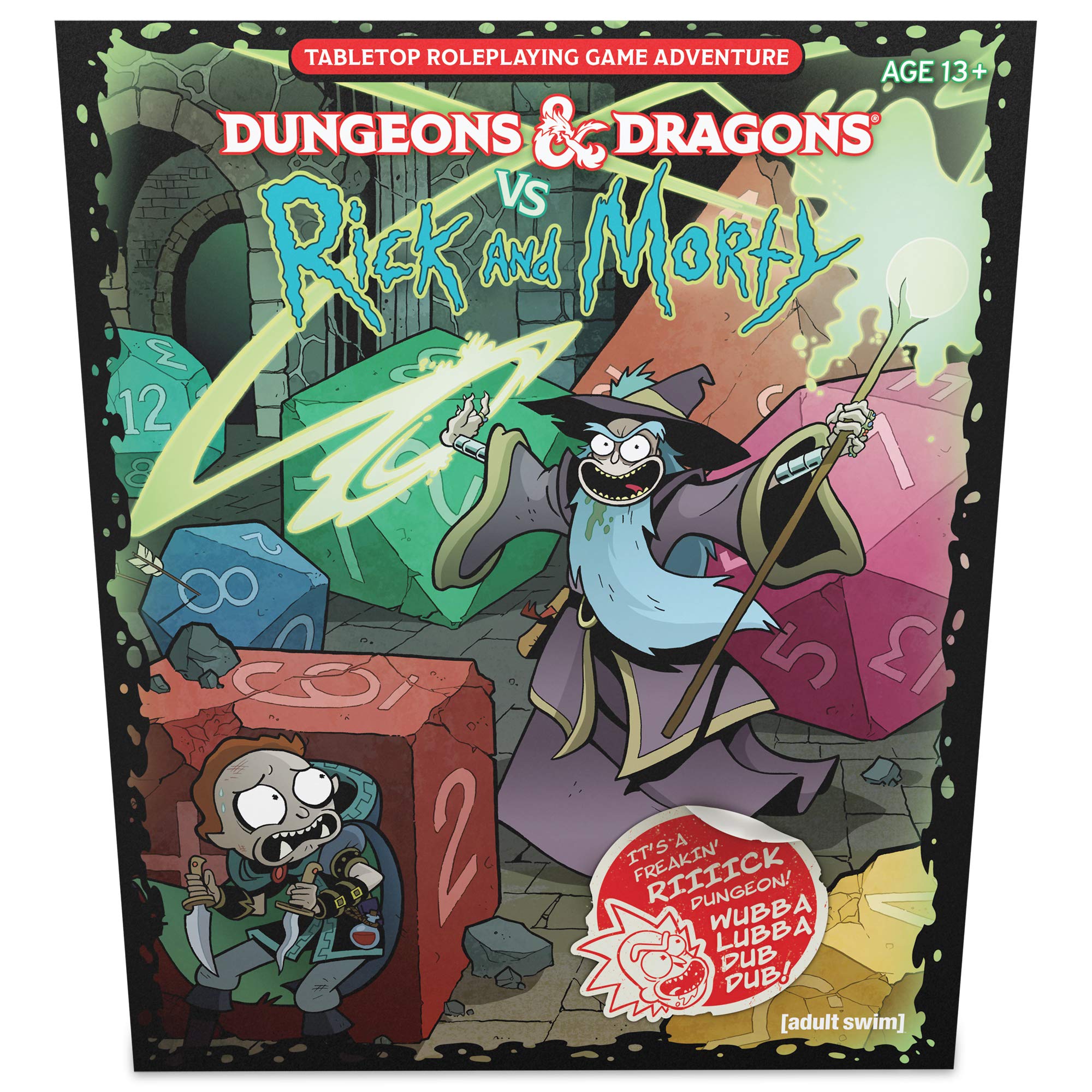 D&D Dungeons and Dragons vs Rick and Morty Boxed Game | Grognard Games