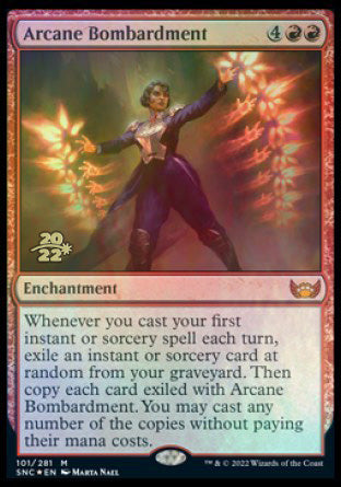 Arcane Bombardment [Streets of New Capenna Prerelease Promos] | Grognard Games