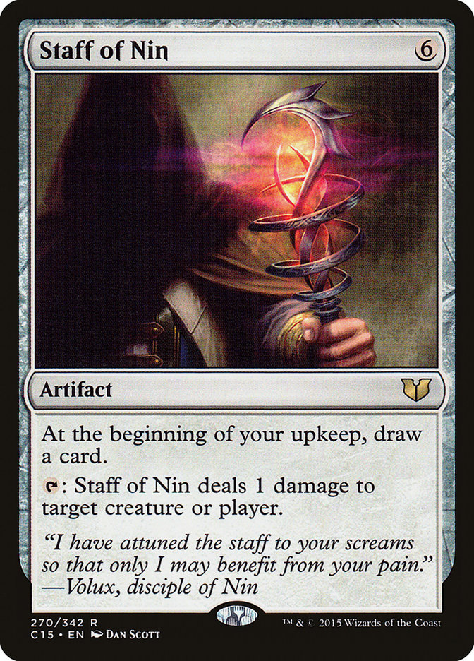 Staff of Nin [Commander 2015] | Grognard Games