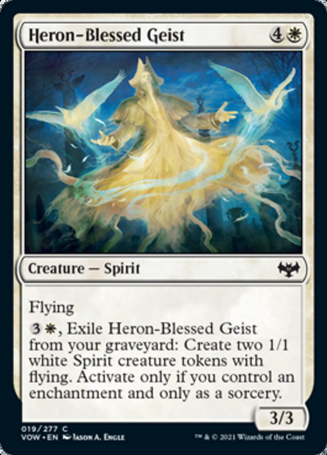 Heron-Blessed Geist [Innistrad: Crimson Vow] | Grognard Games