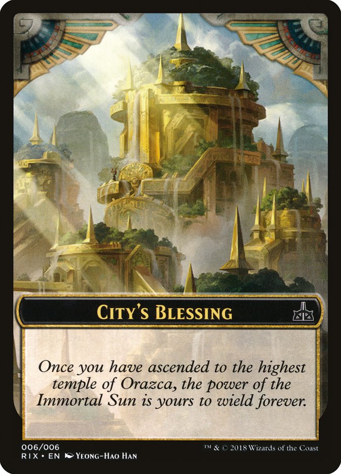 City's Blessing [Rivals of Ixalan Tokens] | Grognard Games