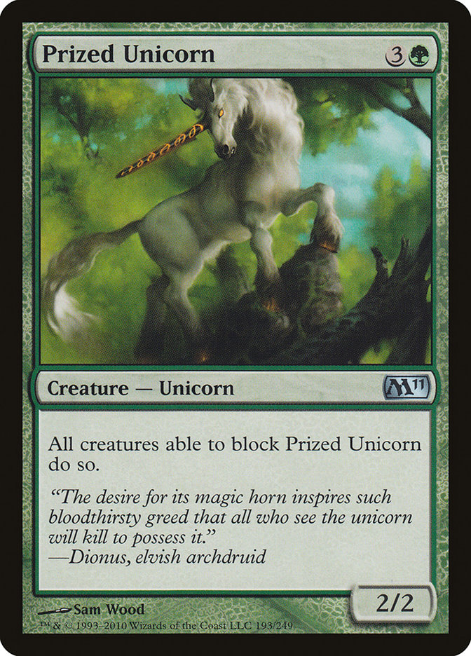 Prized Unicorn [Magic 2011] | Grognard Games