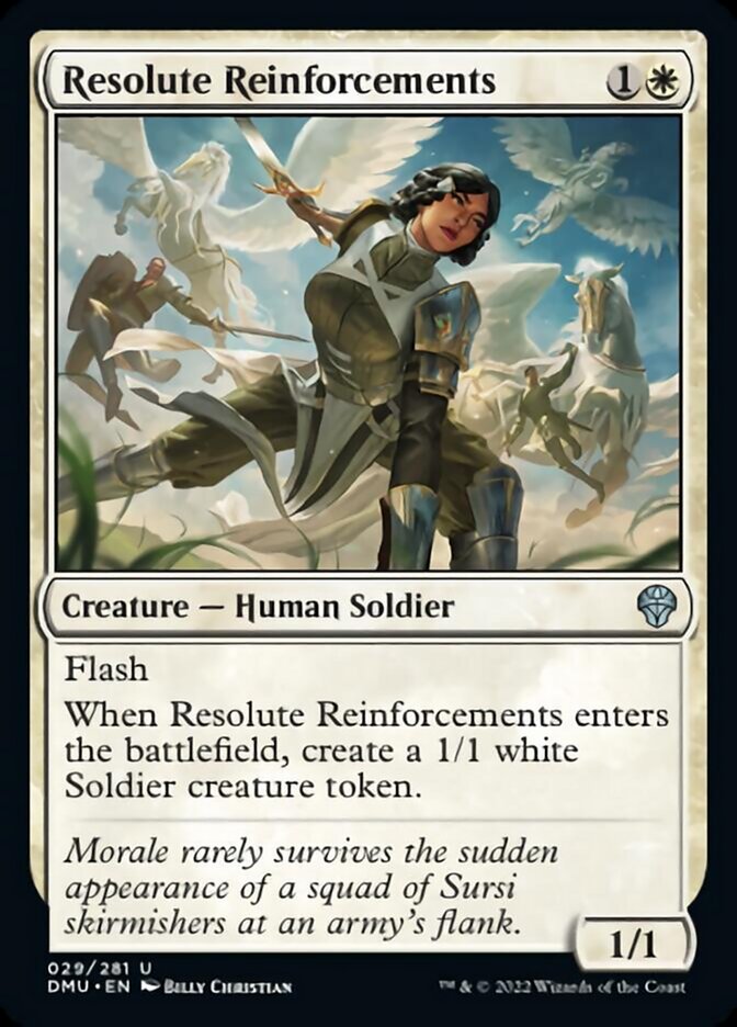 Resolute Reinforcements [Dominaria United] | Grognard Games