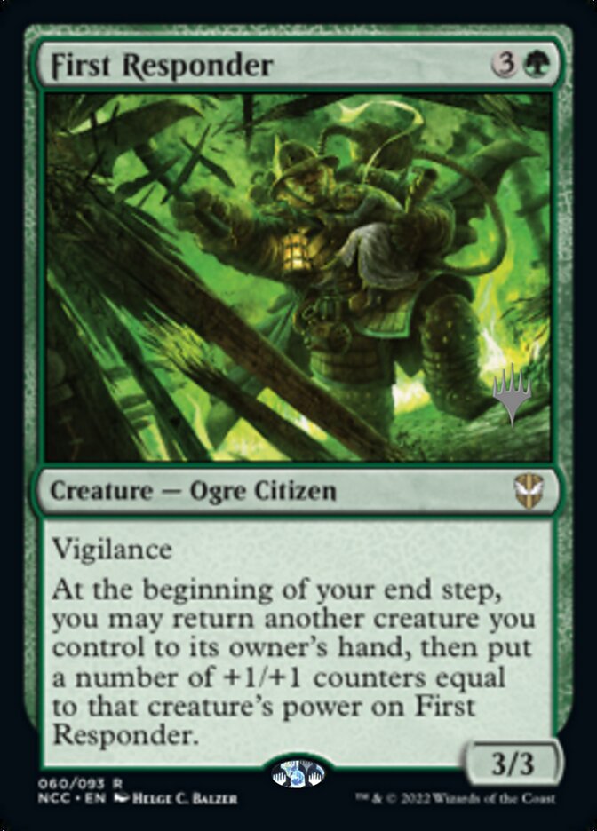 First Responder (Promo Pack) [Streets of New Capenna Commander Promos] | Grognard Games