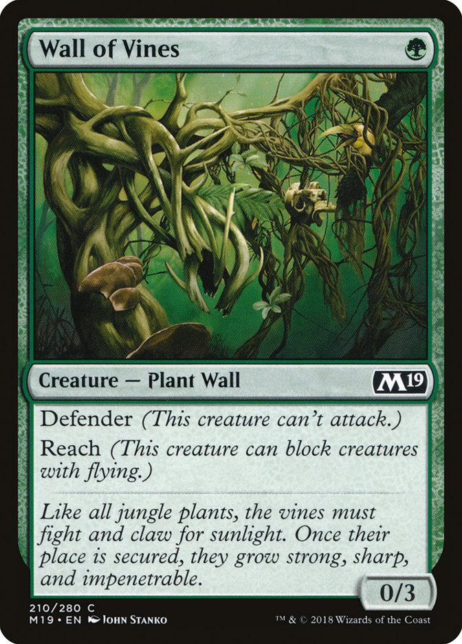 Wall of Vines [Core Set 2019] | Grognard Games