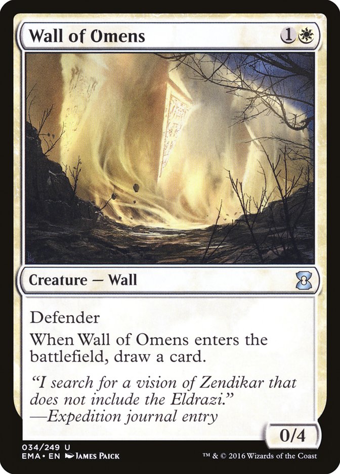 Wall of Omens [Eternal Masters] | Grognard Games