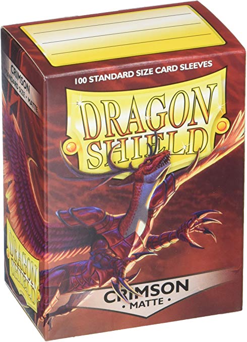 Dragon Shield Matte Crimson | Grognard Games