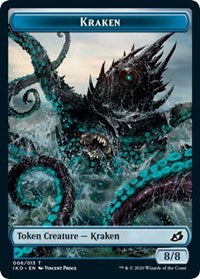 Kraken // Elemental (010) Double-sided Token [Commander 2020 Tokens] | Grognard Games