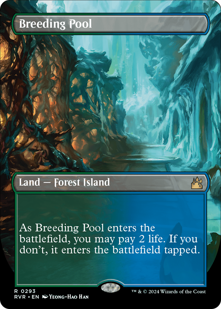 Breeding Pool (Borderless) [Ravnica Remastered] | Grognard Games