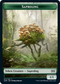 Saproling // Servo Double-sided Token [Double Masters Tokens] | Grognard Games