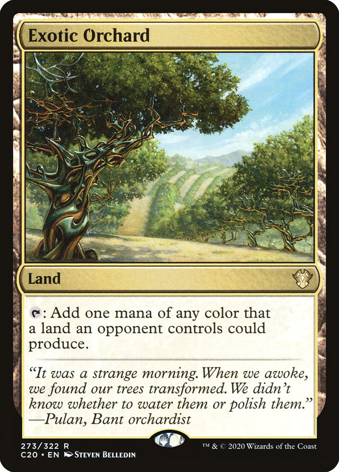 Exotic Orchard [Commander 2020] | Grognard Games