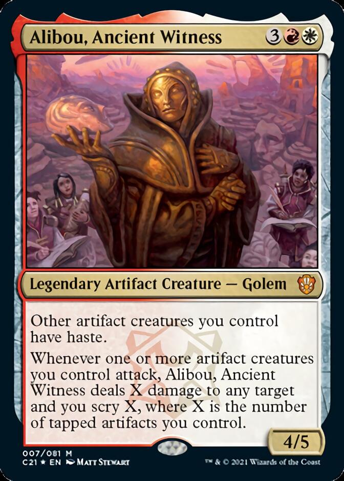 Alibou, Ancient Witness [Commander 2021] | Grognard Games