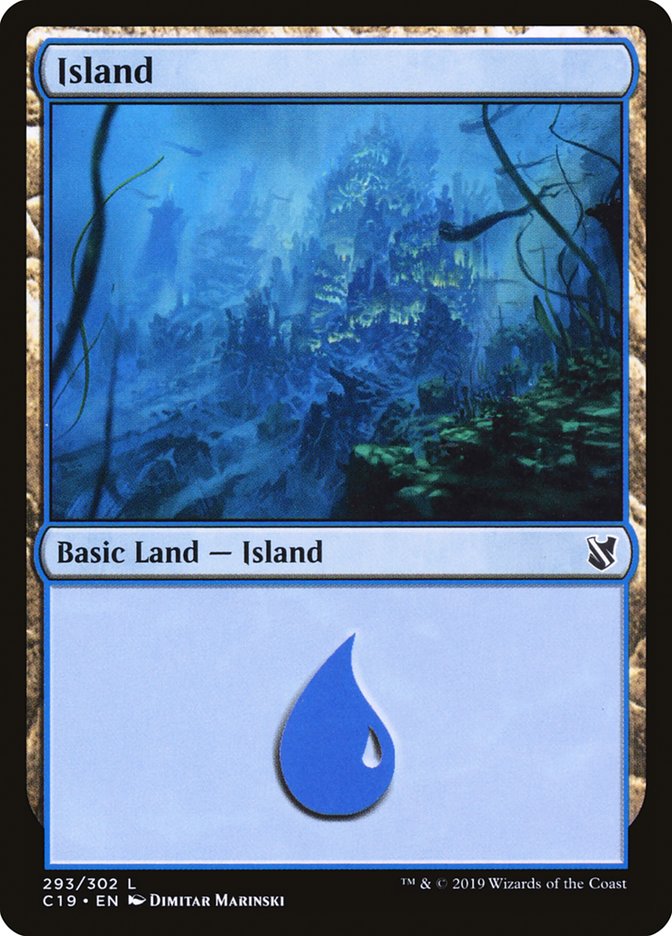 Island (293) [Commander 2019] | Grognard Games