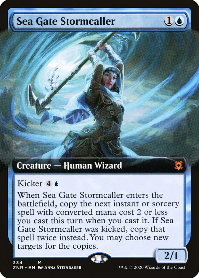 Sea Gate Stormcaller (Extended) [Zendikar Rising] | Grognard Games