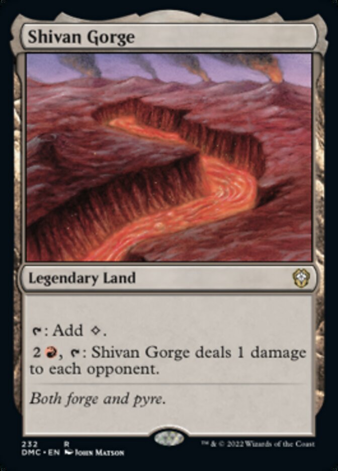 Shivan Gorge [Dominaria United Commander] | Grognard Games